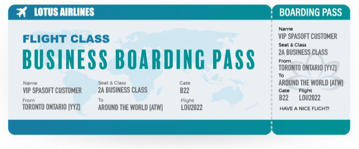 Business Boarding Pass
